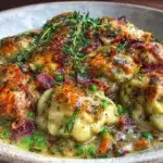 cozy chicken and dumplings from scratch - featured image