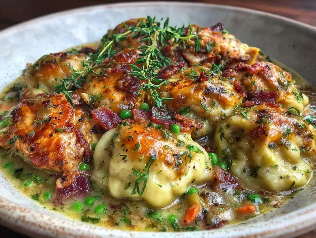 cozy chicken and dumplings from scratch preparation steps