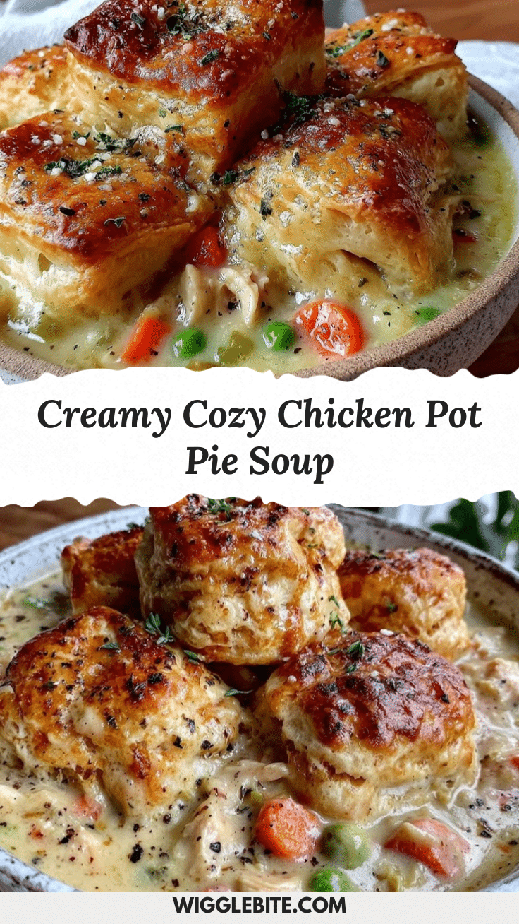 cozy chicken pot pie soup recipe