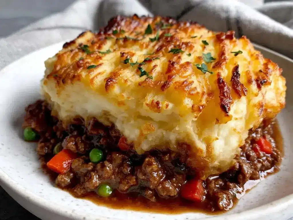 cozy cottage pie - featured image