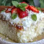 creamy authentic tres leches cake - featured image