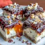 Creamy Baileys Irish Cream Cheesecake Bars - featured image