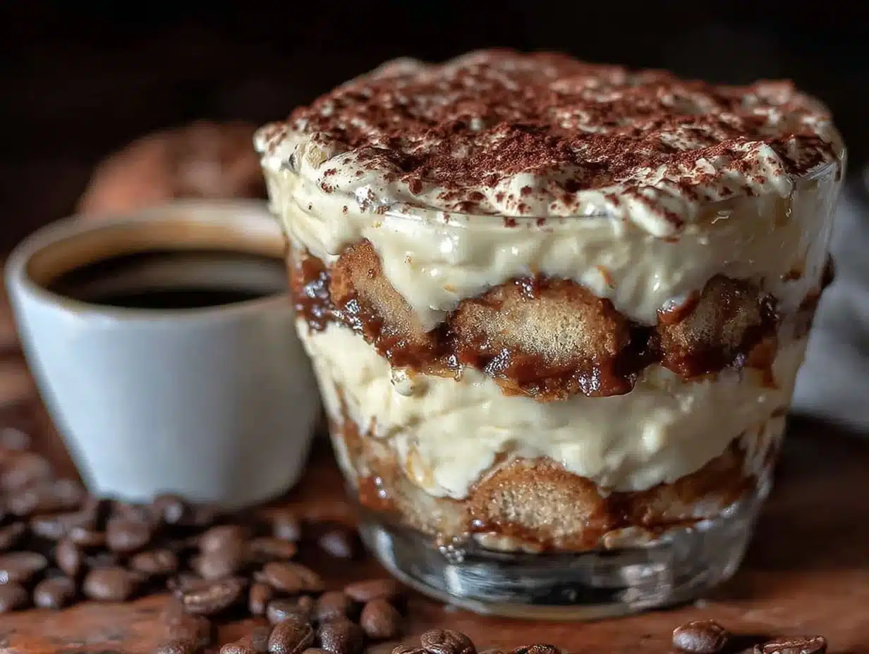 creamy classic tiramisu recipe - featured image