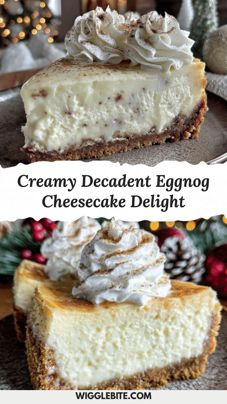 creamy eggnog cheesecake recipe recipe
