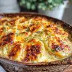 creamy herb boursin scalloped potatoes - featured image