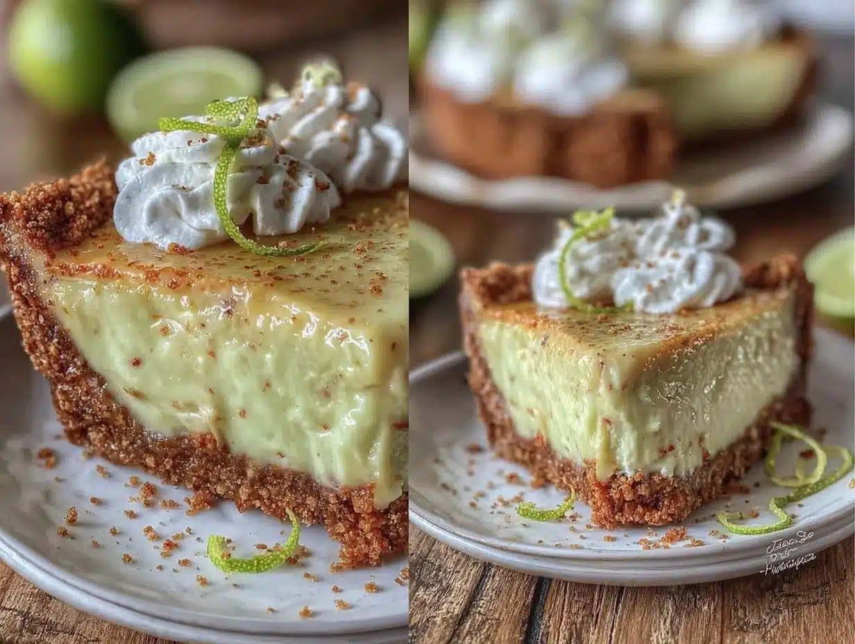 creamy key lime pie - featured image