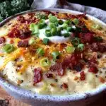 creamy loaded baked potato soup - featured image