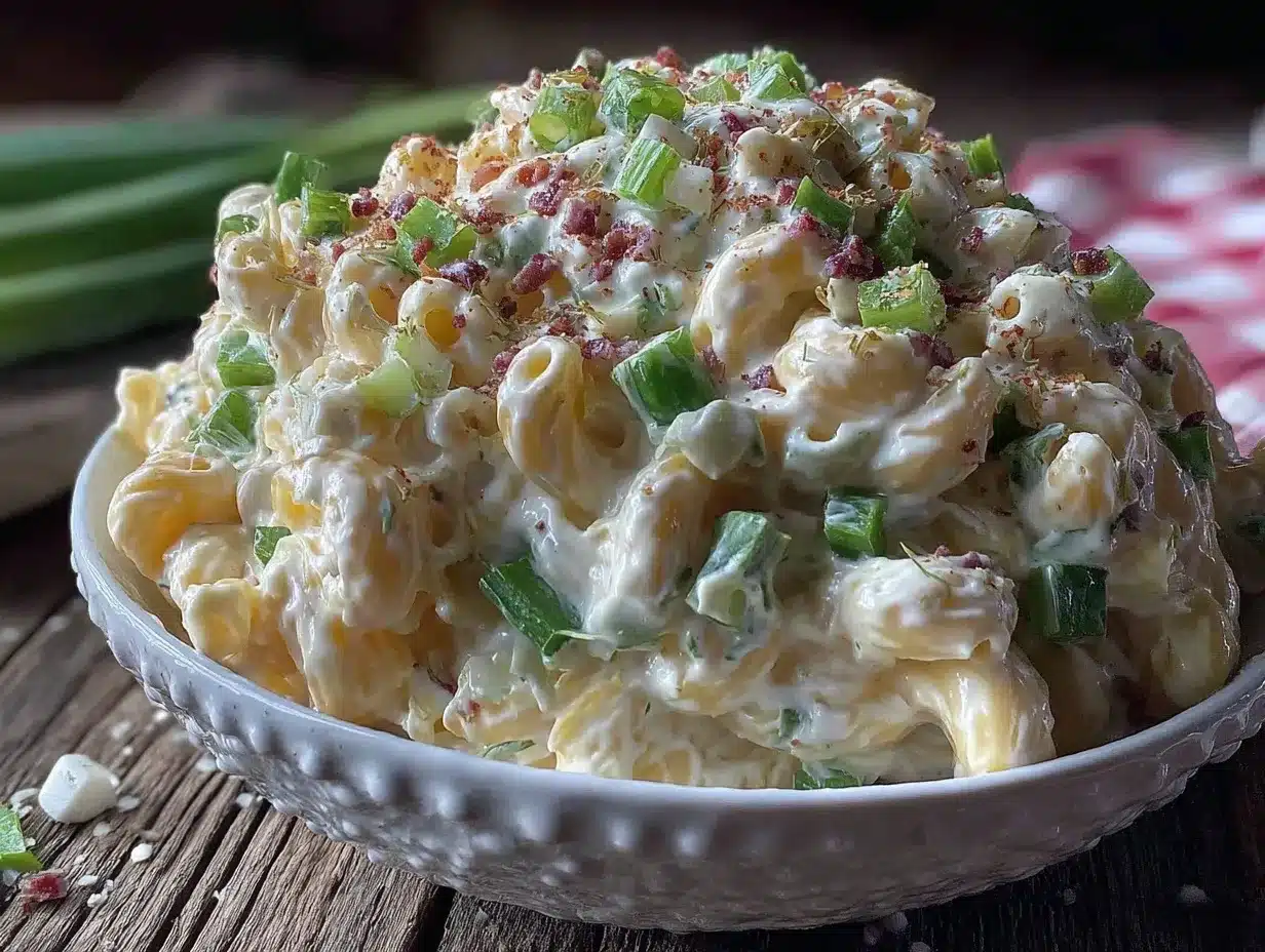 creamy macaroni salad preparation steps