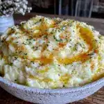 creamy mashed potatoes with butter - featured image