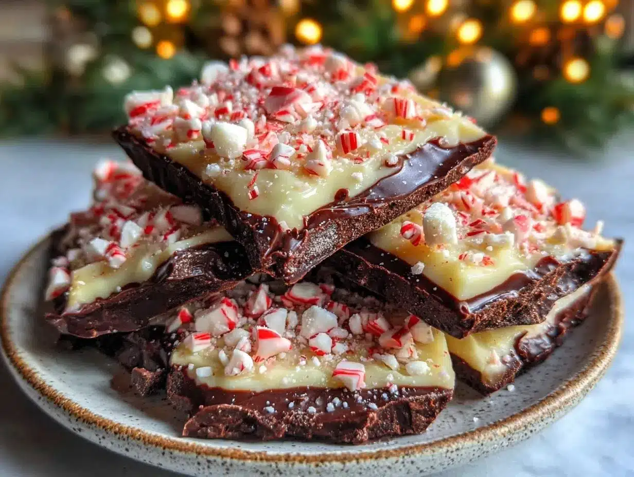 creamy peppermint bark preparation steps