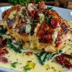 creamy tuscan garlic chicken - featured image