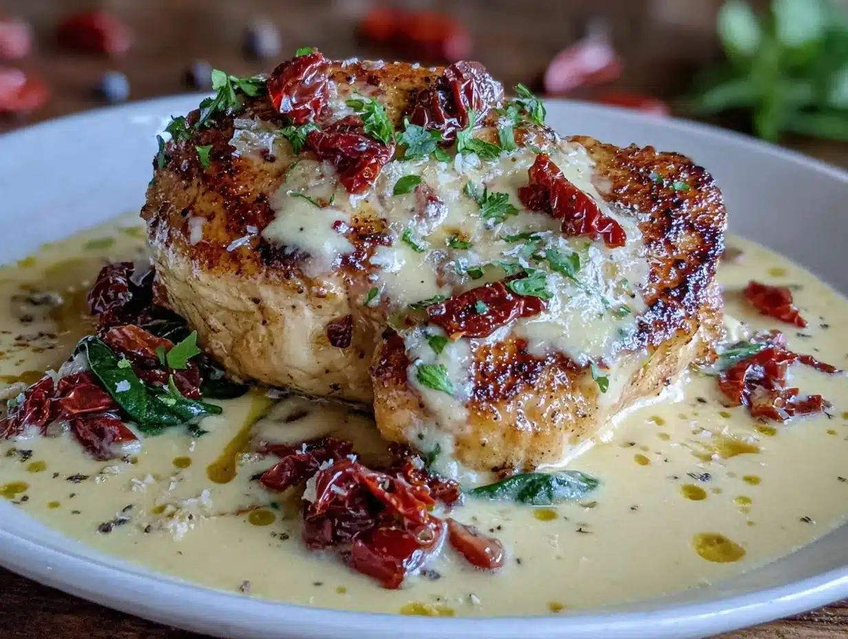 creamy tuscan garlic chicken preparation steps