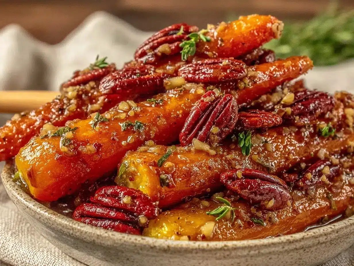 crispy air fryer maple glazed carrots preparation steps