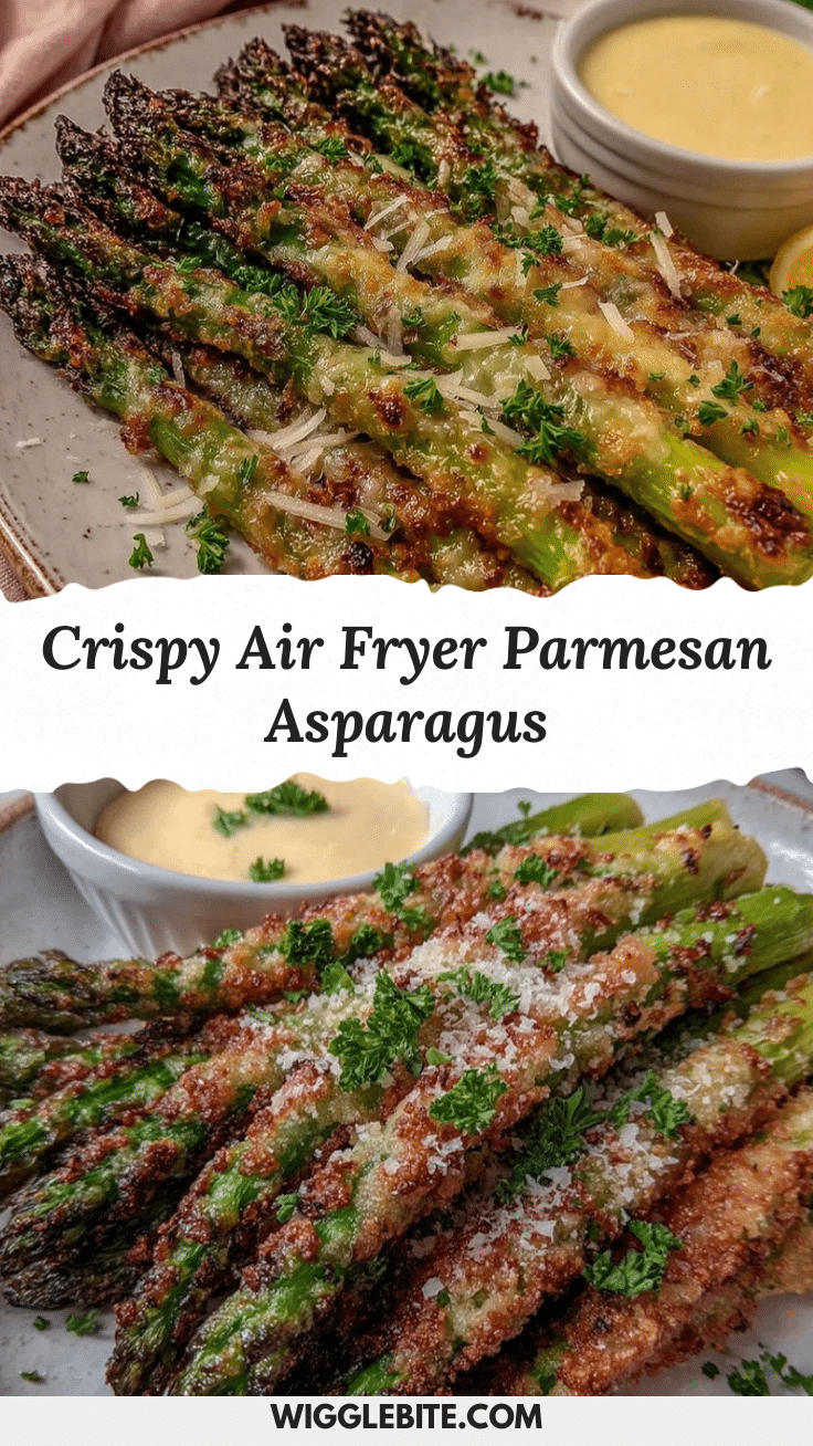 crispy air fryer parmesan asparagus spears recipe