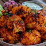 crispy buffalo cauliflower wings - featured image