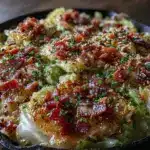 crispy cabbage and bacon skillet - featured image