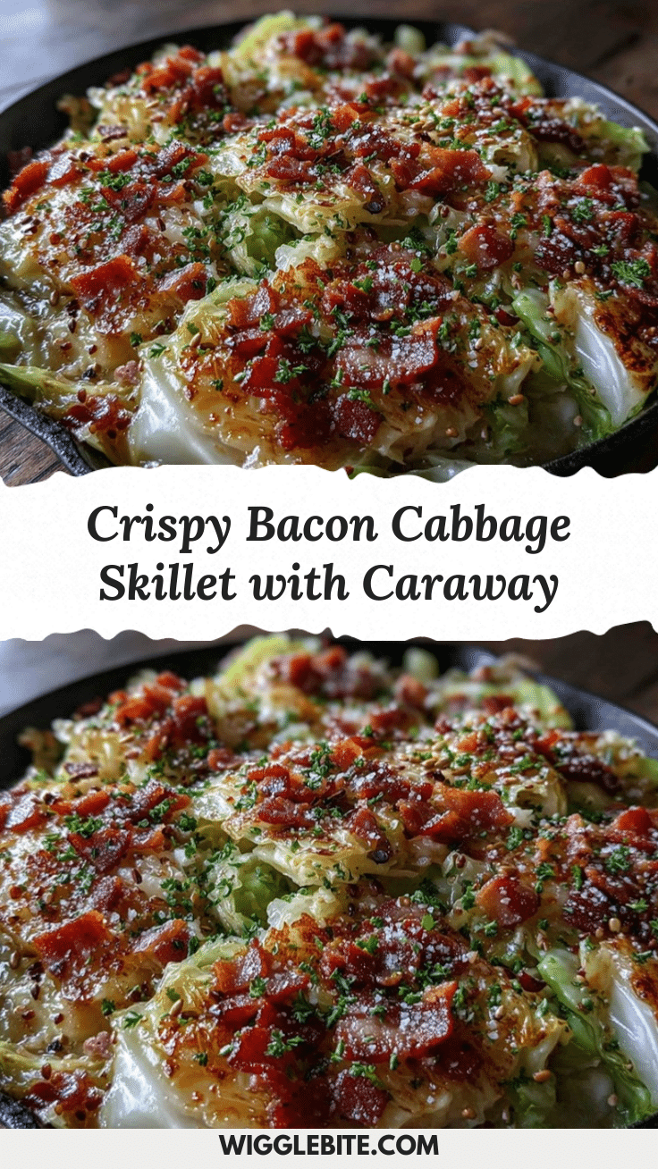 crispy cabbage and bacon skillet recipe