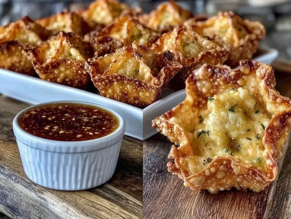 crispy crab rangoon recipe preparation steps