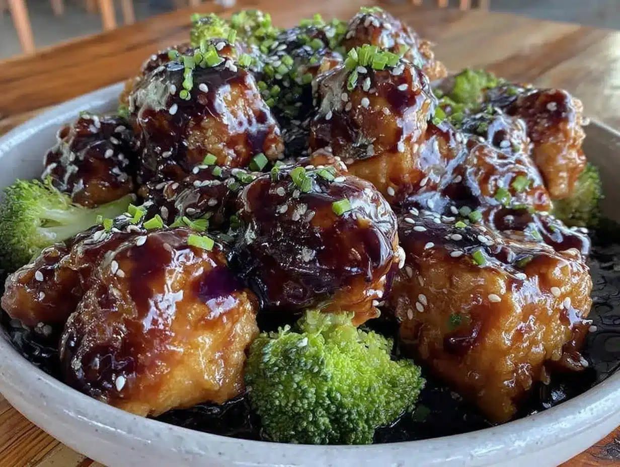 crispy General Tso’s chicken preparation steps
