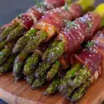 crispy grilled asparagus and prosciutto bundles - featured image