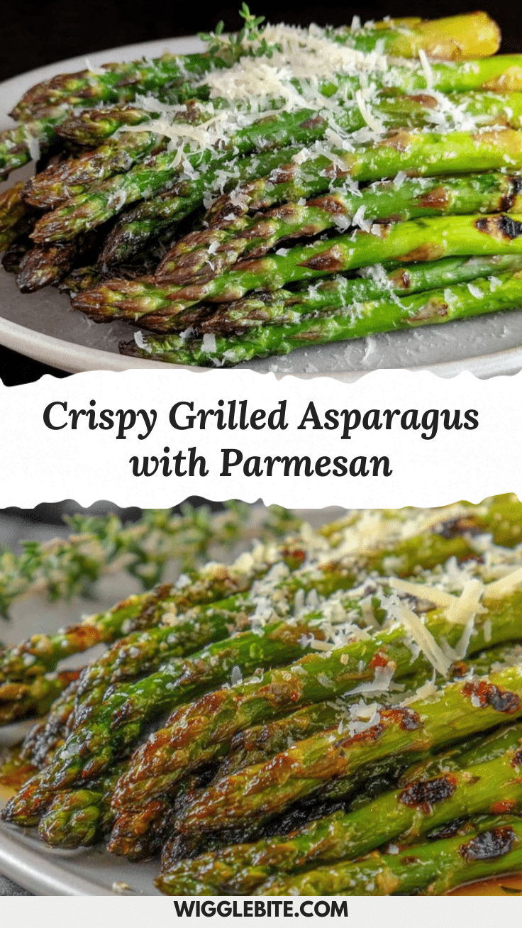 crispy grilled asparagus with parmesan recipe