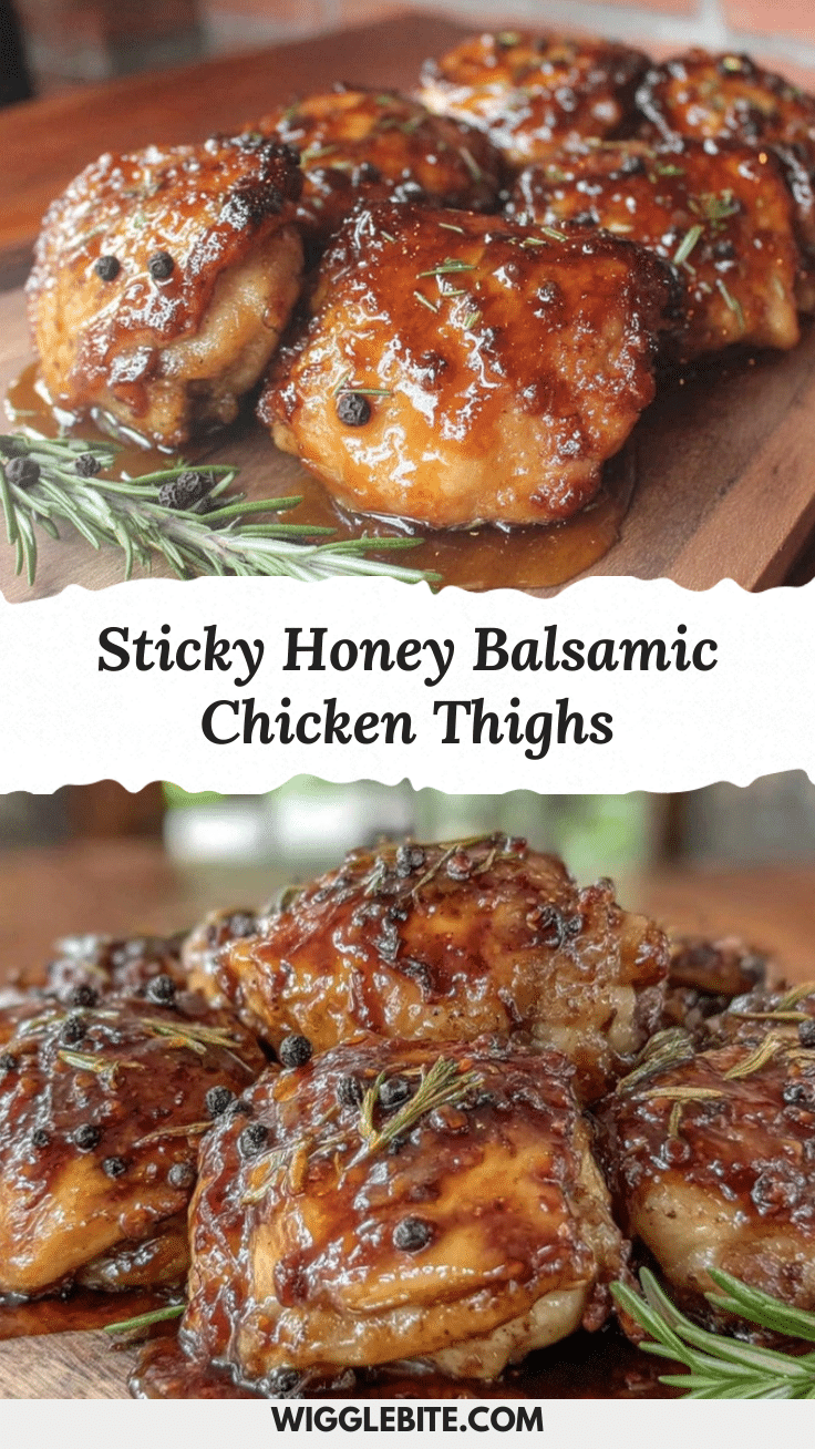 crispy honey balsamic chicken thighs recipe