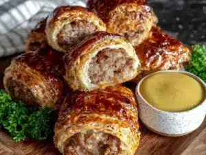 crispy Irish sausage rolls - featured image