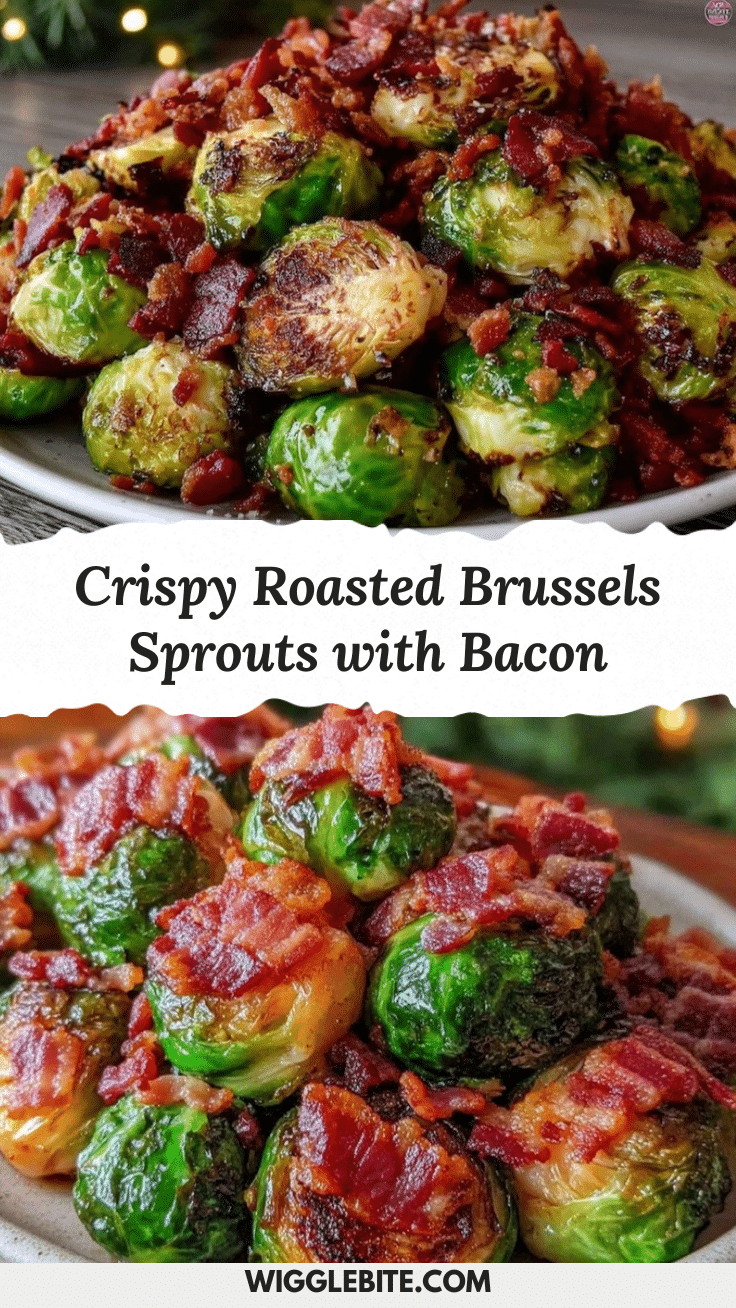 crispy roasted Brussels sprouts with bacon recipe