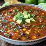 crockpot taco soup - featured image