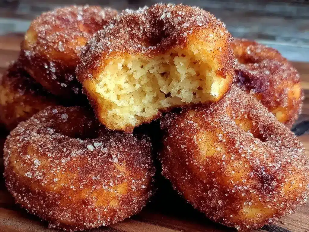 easy baked apple cider donuts - featured image