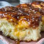 easy cinnamon roll casserole - featured image