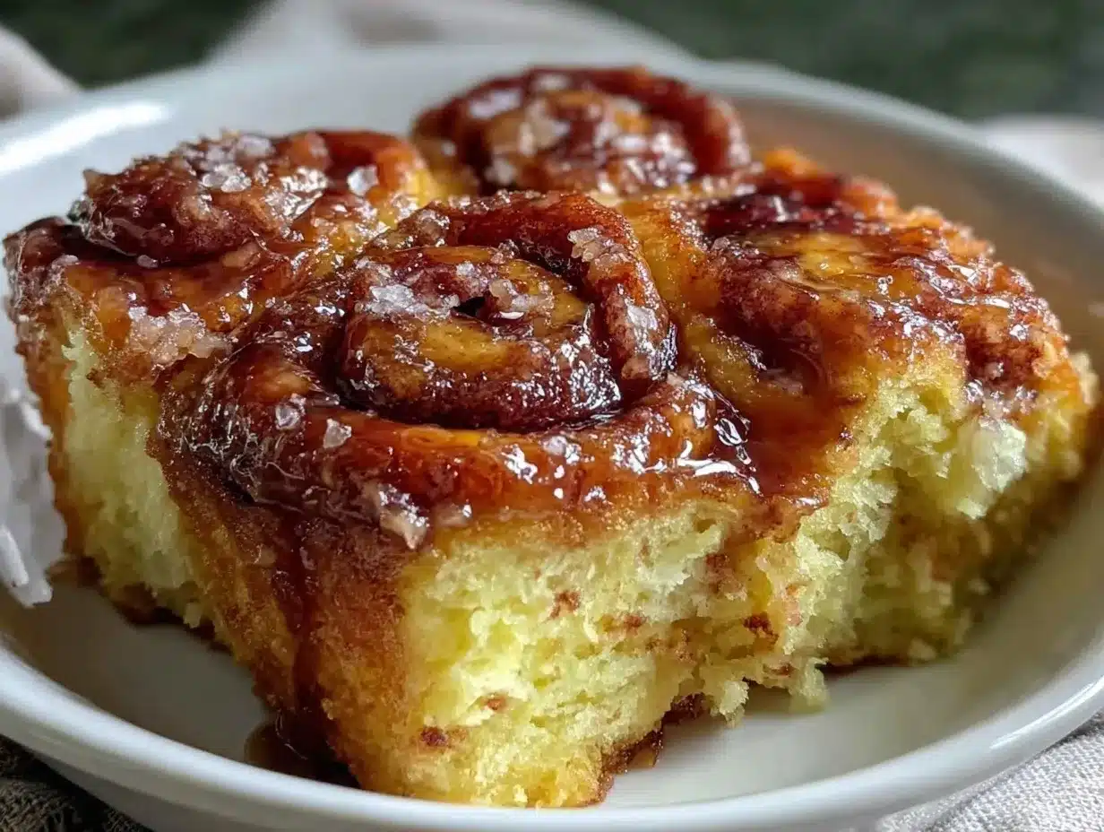 easy cinnamon roll casserole preparation steps