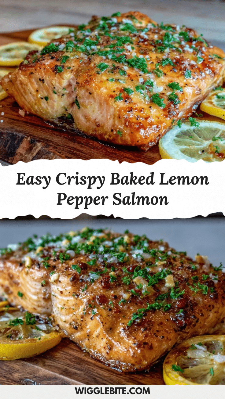 easy crispy baked lemon pepper salmon recipe