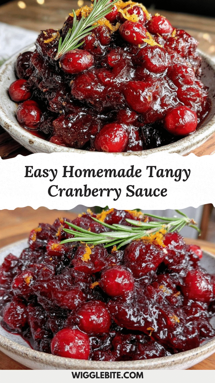 easy homemade cranberry sauce recipe