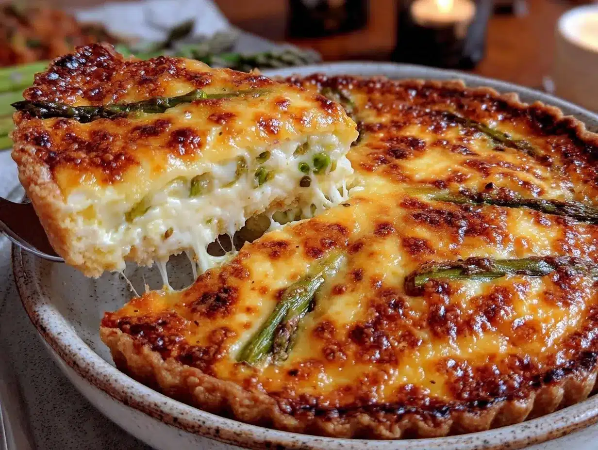 Easy Spring Vegetable Quiche preparation steps