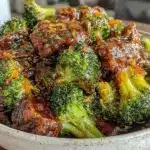 easy tender crockpot beef and broccoli - featured image