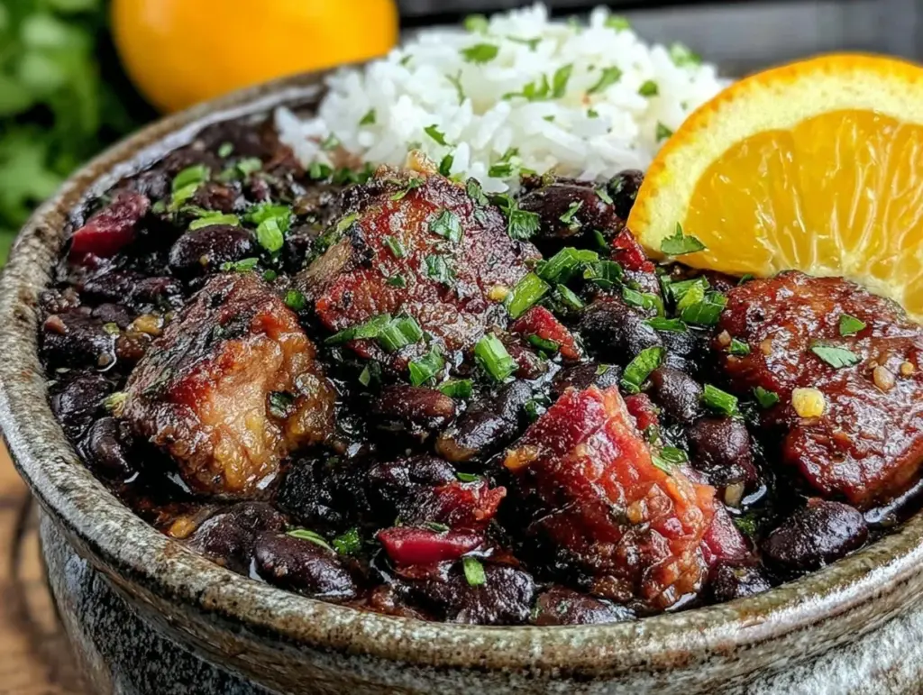 Feijoada Brazilian black bean stew - featured image