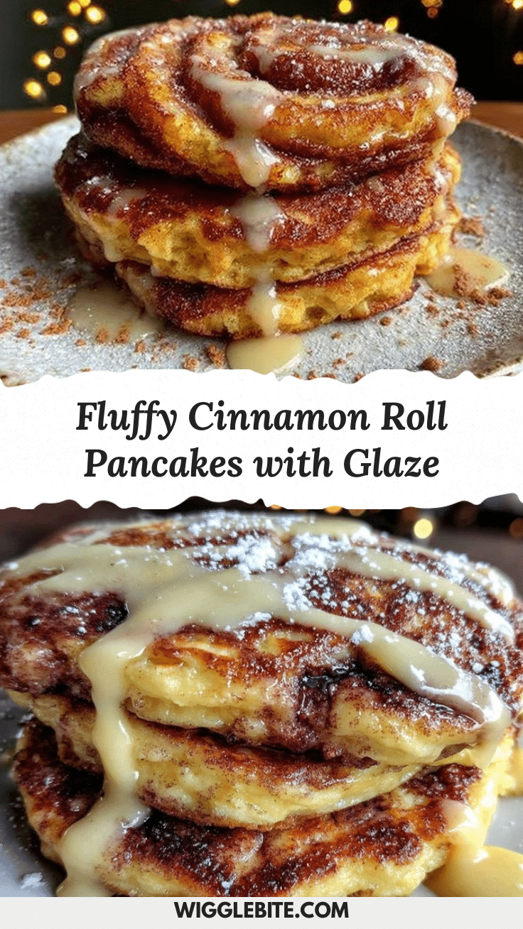 fluffy cinnamon roll pancakes recipe