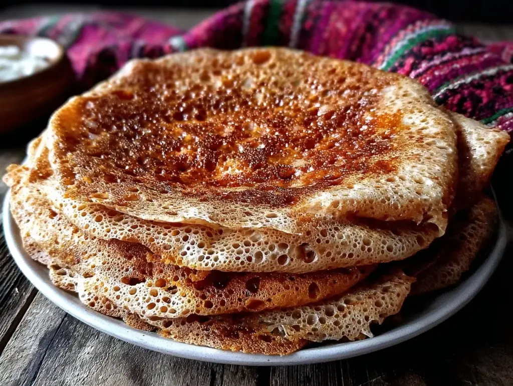 fluffy tangy injera - featured image