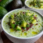 Fresh Cucumber Avocado Gazpacho - featured image