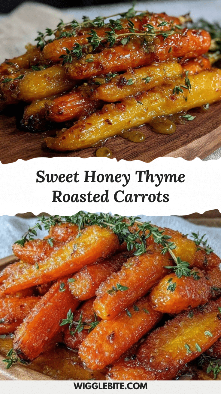 fresh honey thyme roasted carrots recipe