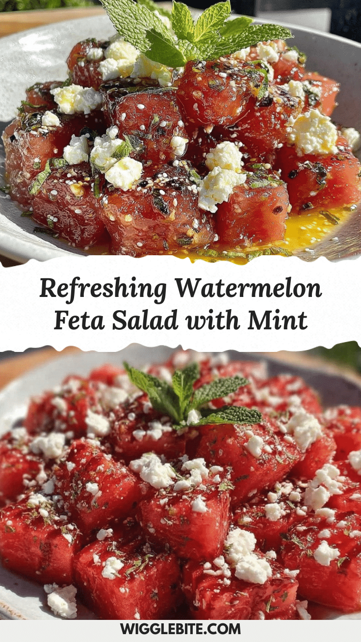 fresh watermelon feta salad recipe
