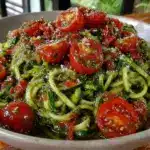 fresh zucchini noodles - featured image