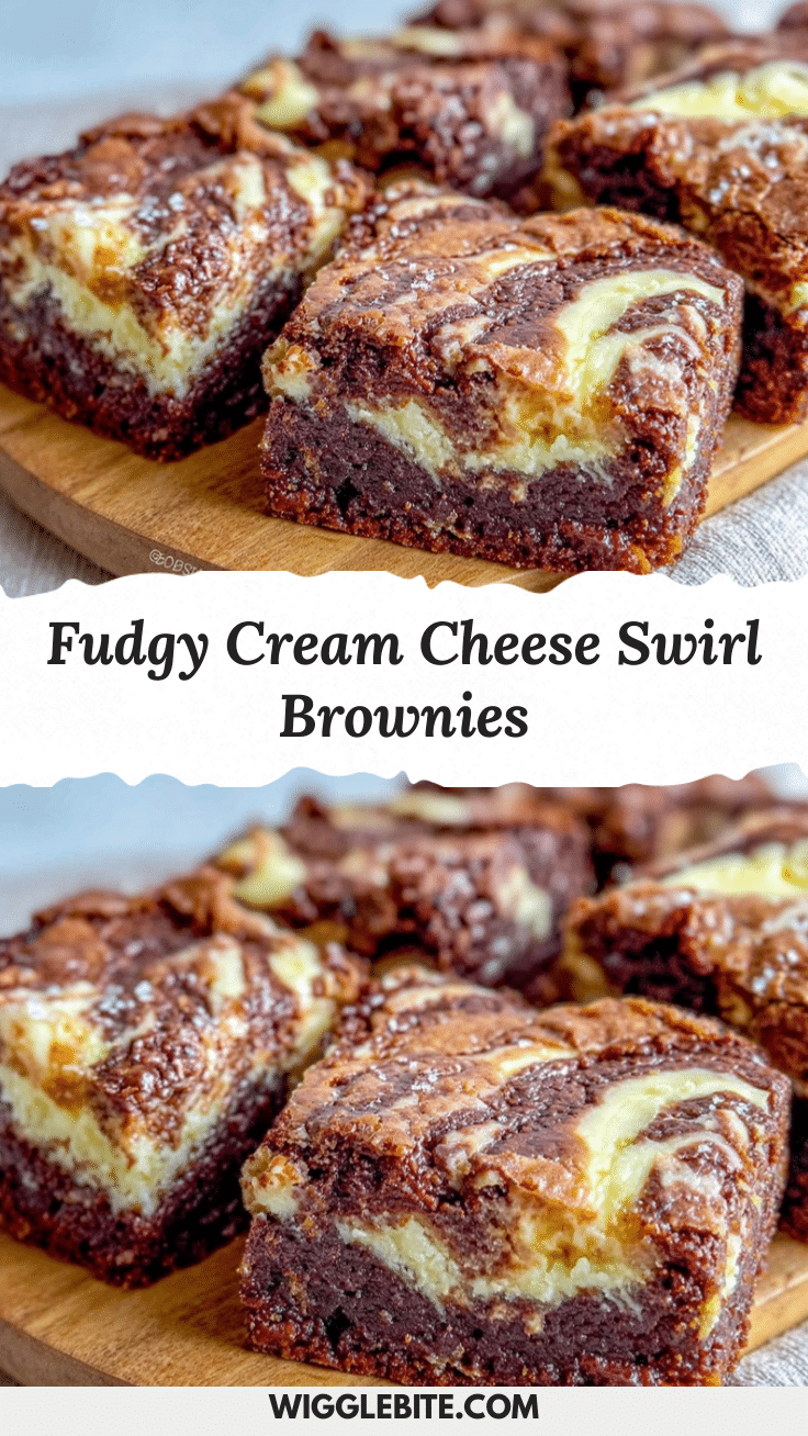 fudgy cream cheese swirl brownies recipe