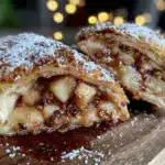 german apple strudel recipe - featured image