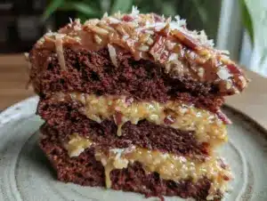 German chocolate cake recipe - featured image