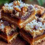 gooey seven layer bars - featured image