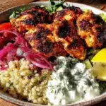 Greek chicken bowl recipe - featured image