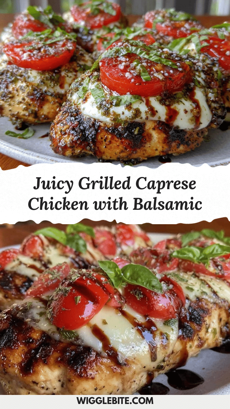 grilled Caprese chicken recipe