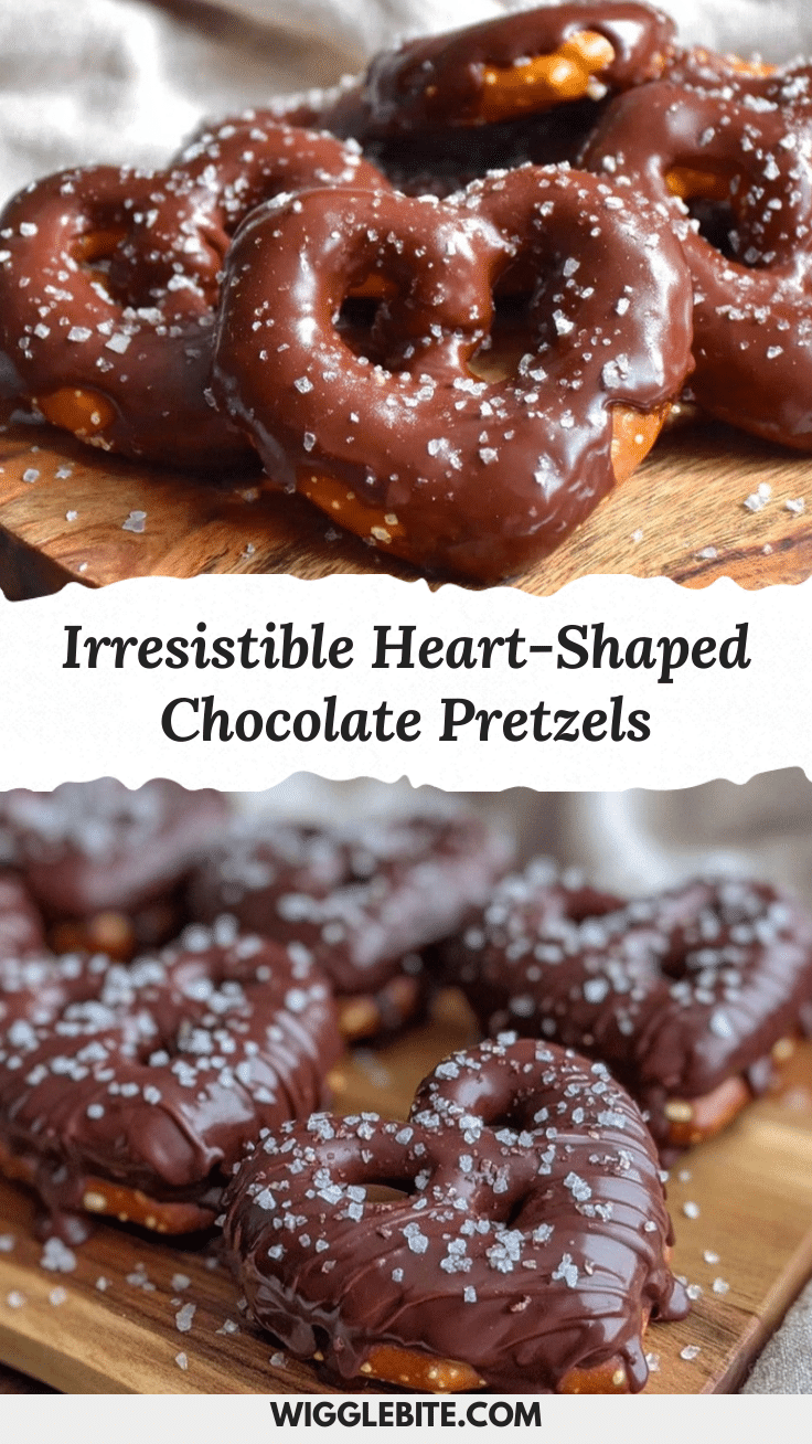 heart-shaped chocolate covered pretzels recipe